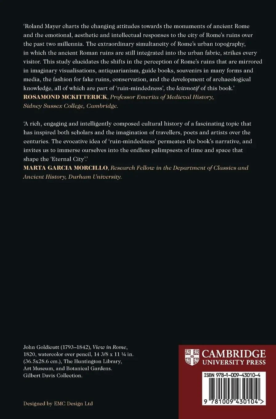 Rückseite: 9781009430104 | The Ruins of Rome | Roland Mayer | Buch | Englisch | 2025