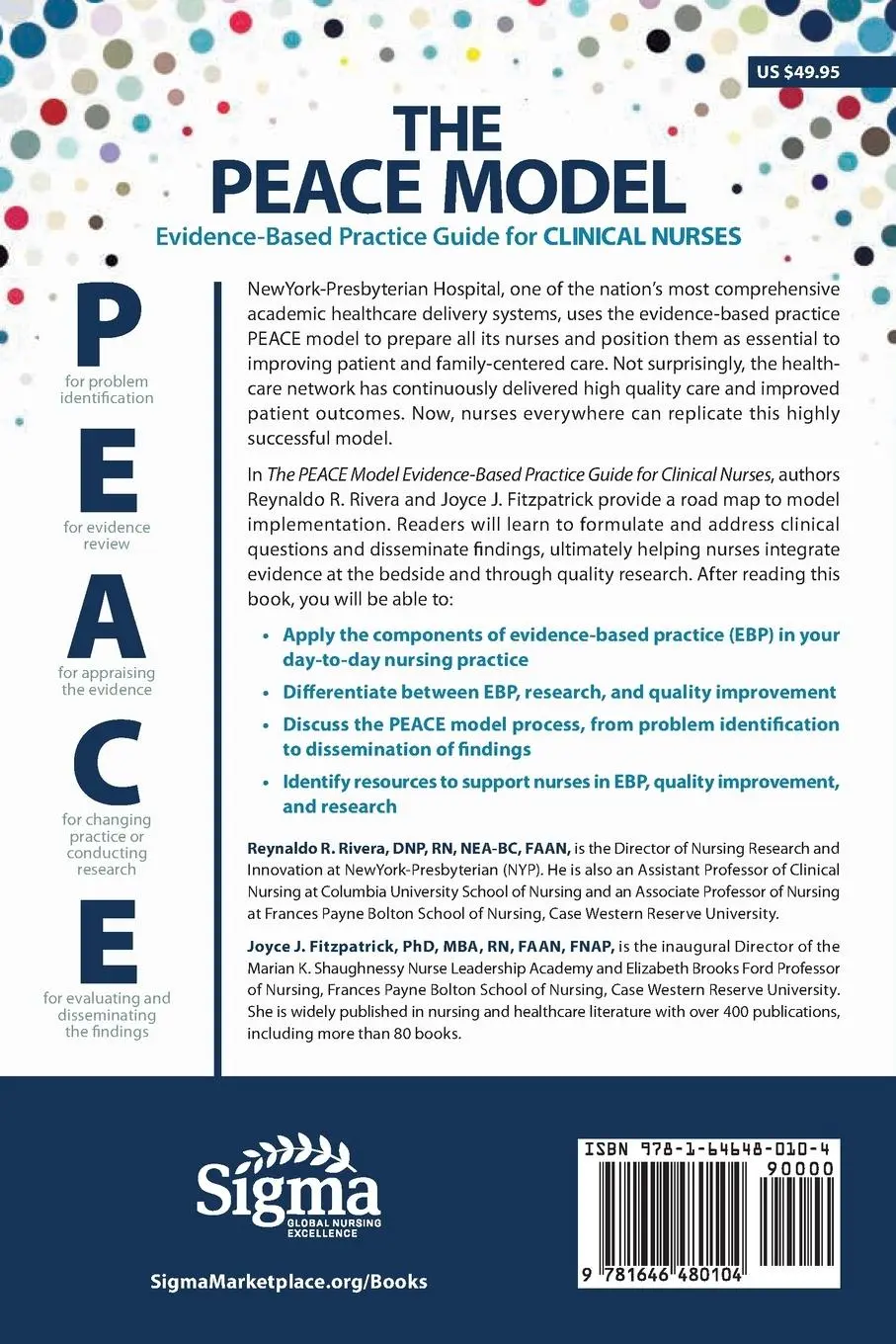 Rückseite: 9781646480104 | The PEACE Model Evidence-Based Practice Guide for Clinical Nurses