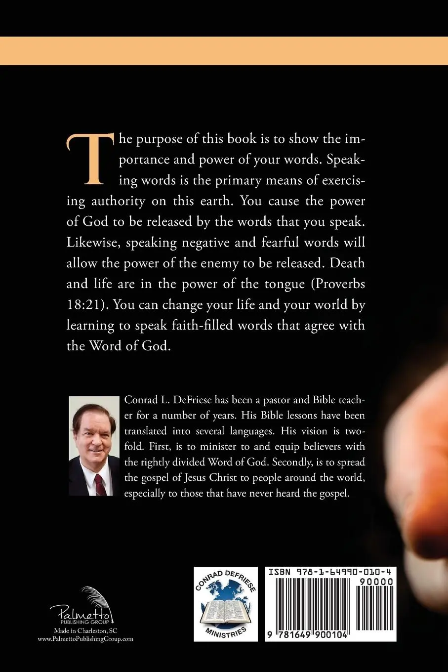 Rückseite: 9781649900104 | Life and Power of Words | Conrad L. Defriese | Taschenbuch | Englisch