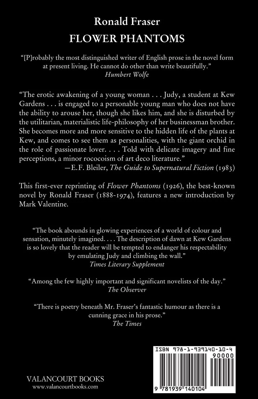 Rückseite: 9781939140104 | Flower Phantoms | Ronald Fraser | Taschenbuch | Englisch | 2013