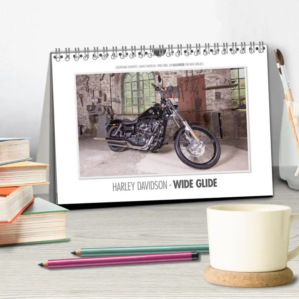 Bild: 9783435790104 | Emotionale Momente: Harley Davidson - Wide Glide (Tischkalender...