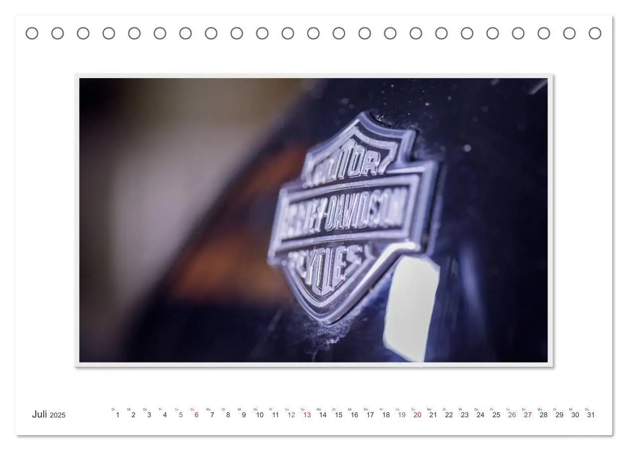 Bild: 9783435790104 | Emotionale Momente: Harley Davidson - Wide Glide (Tischkalender...