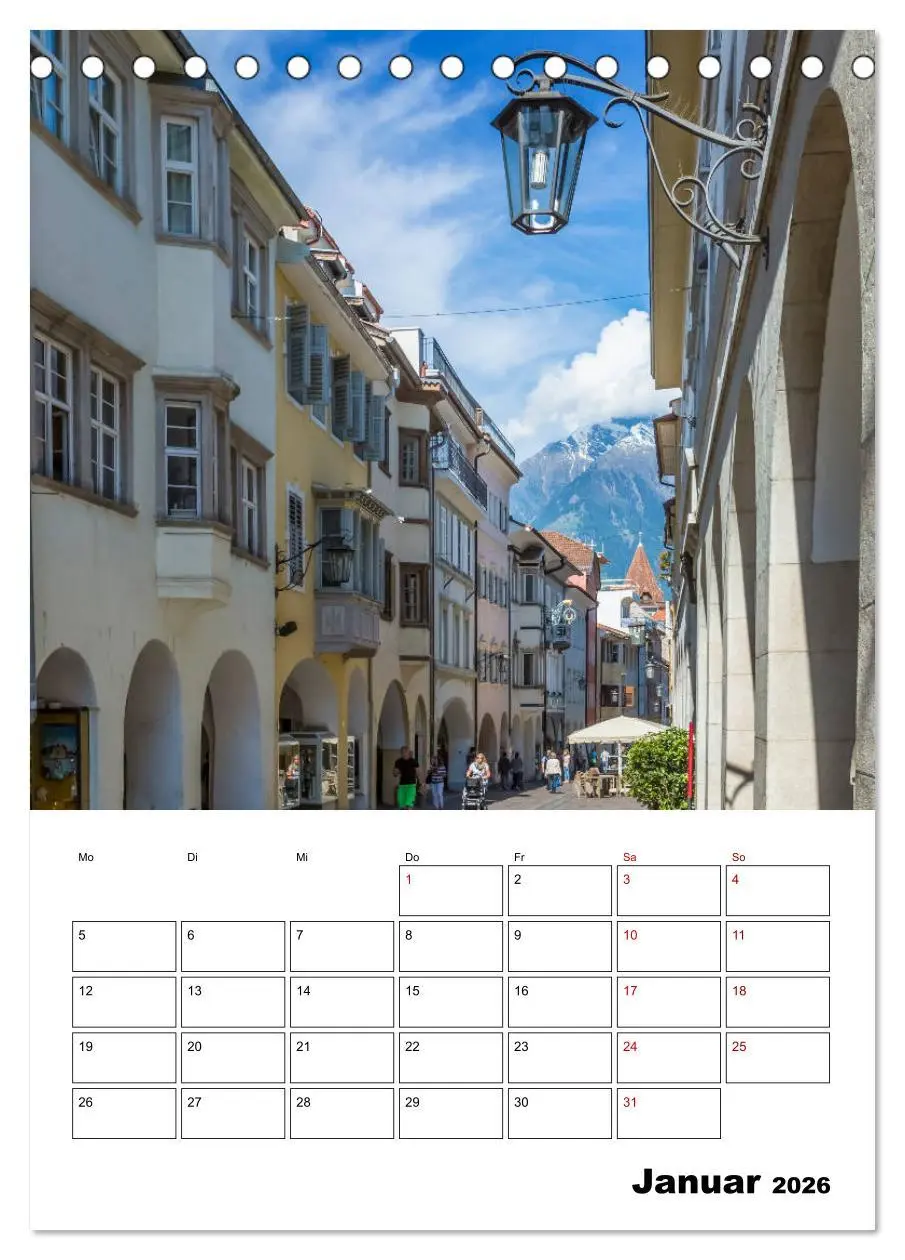 Bild: 9783516420104 | MERAN Terminplaner (Tischkalender 2026 DIN A5 hoch), CALVENDO...