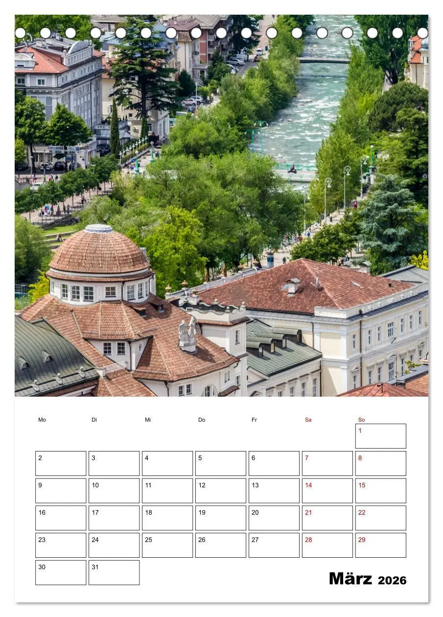 Bild: 9783516420104 | MERAN Terminplaner (Tischkalender 2026 DIN A5 hoch), CALVENDO...