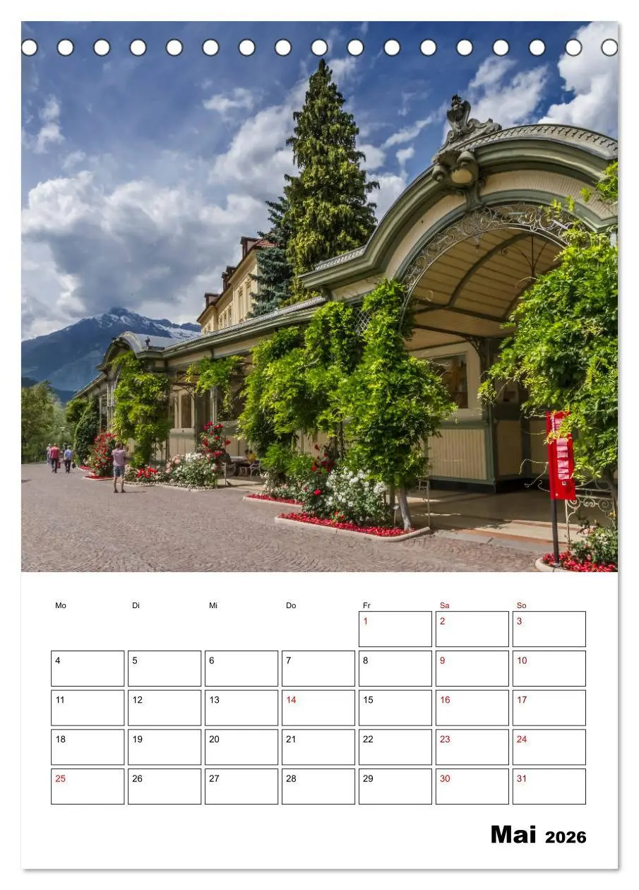 Bild: 9783516420104 | MERAN Terminplaner (Tischkalender 2026 DIN A5 hoch), CALVENDO...