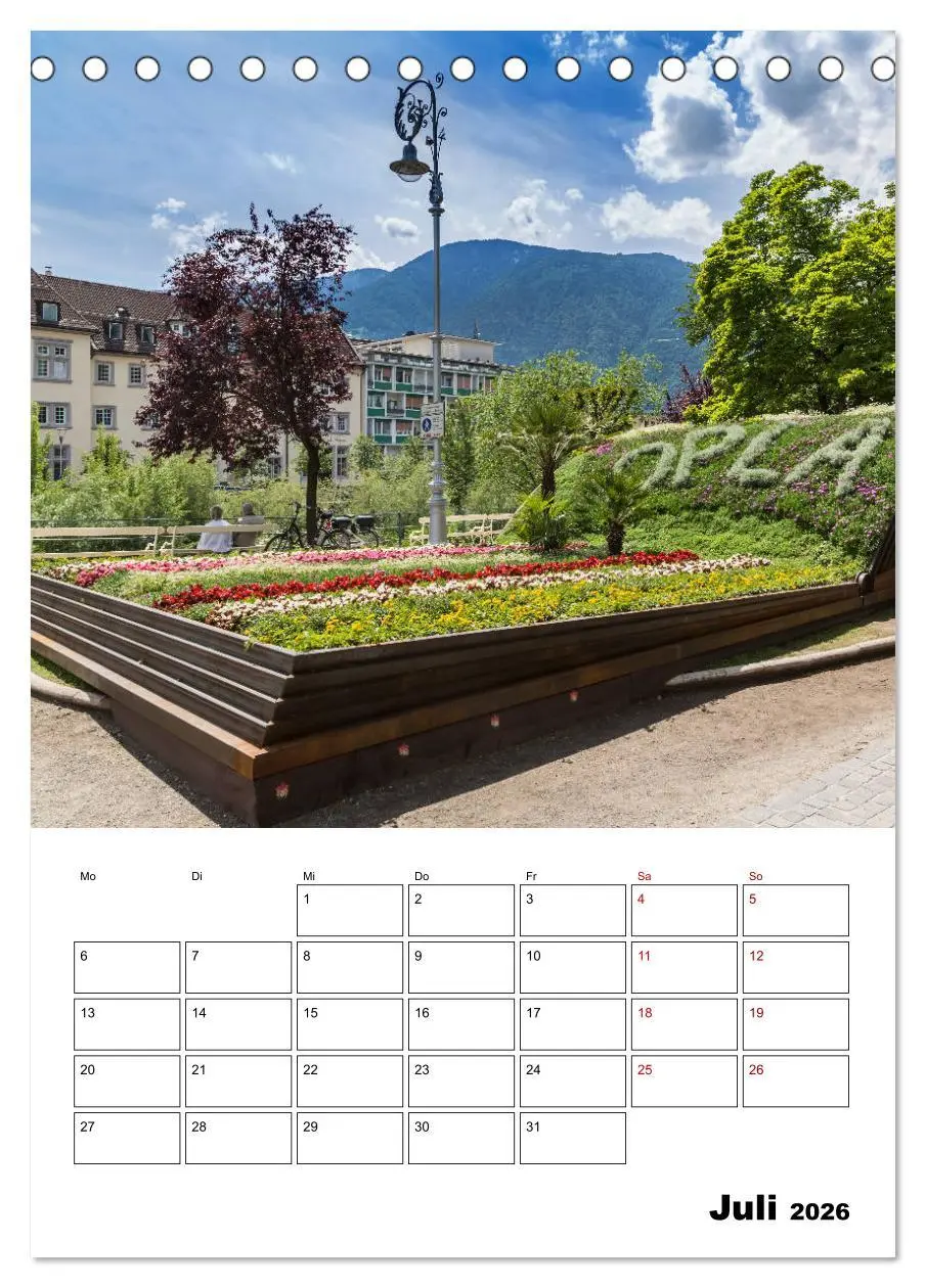 Bild: 9783516420104 | MERAN Terminplaner (Tischkalender 2026 DIN A5 hoch), CALVENDO...
