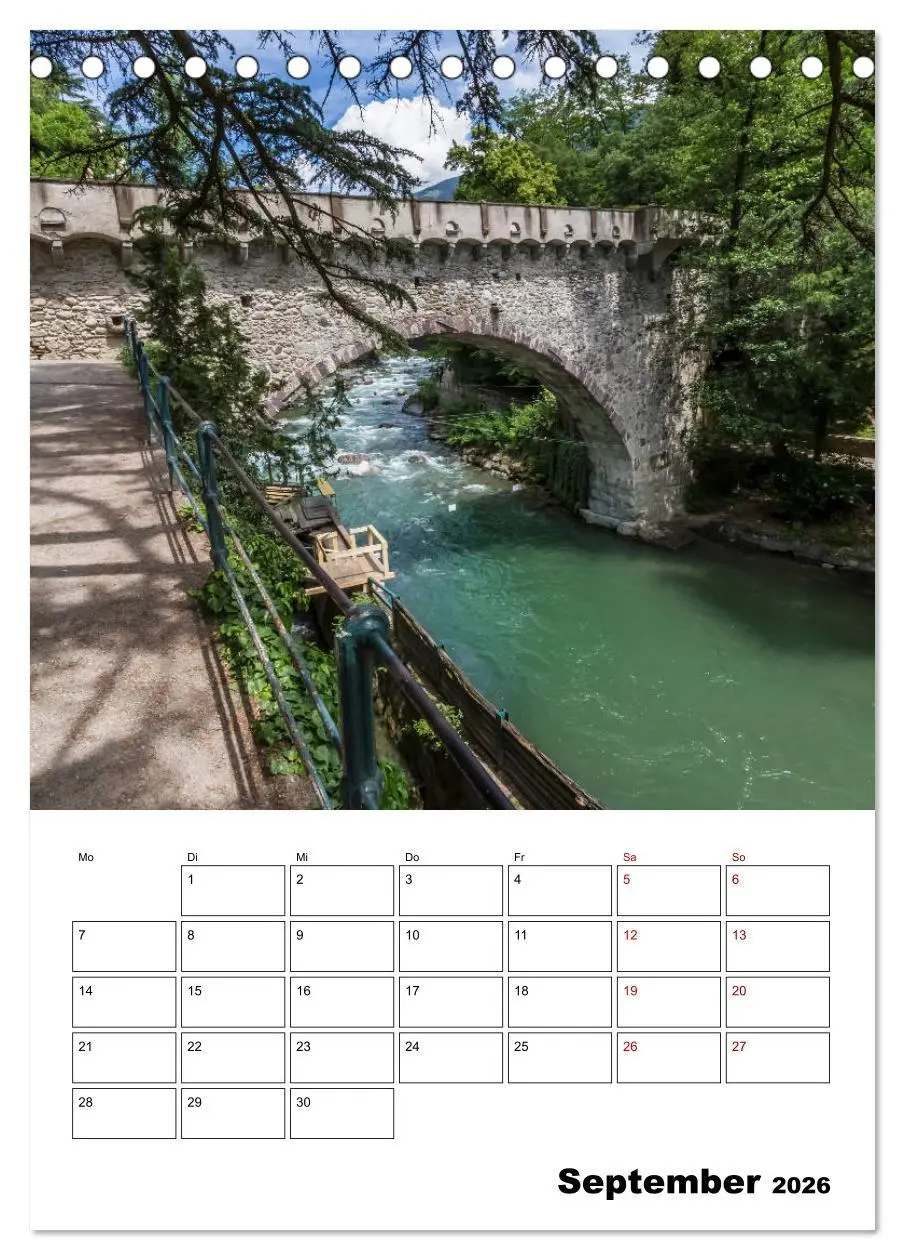 Bild: 9783516420104 | MERAN Terminplaner (Tischkalender 2026 DIN A5 hoch), CALVENDO...