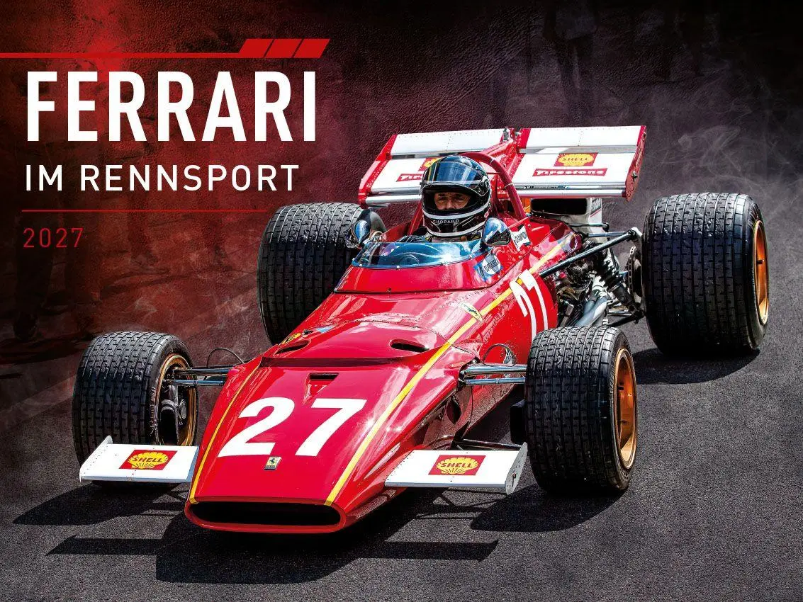 Cover: 9783693570104 | Ferrari Legenden in der Formel 1 Kalender 2027 | von gestern und heute