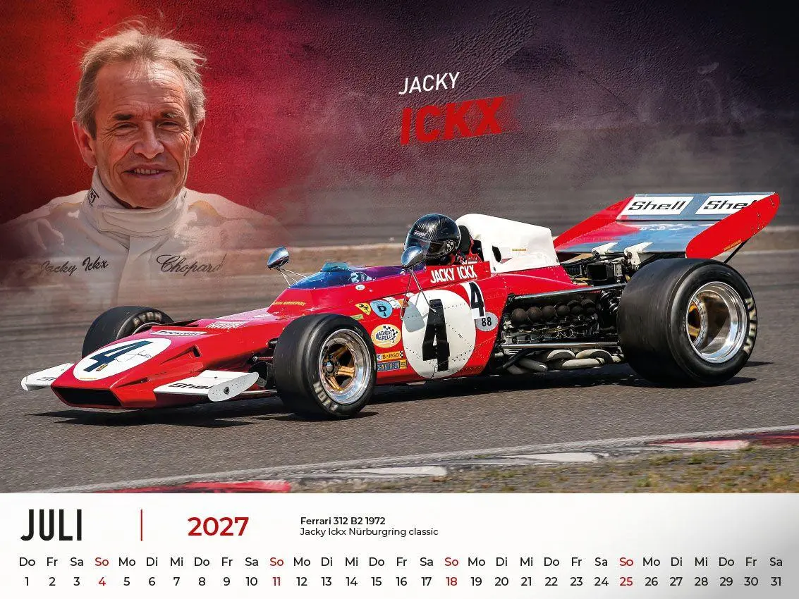Bild: 9783693570104 | Ferrari Legenden in der Formel 1 Kalender 2027 | von gestern und heute