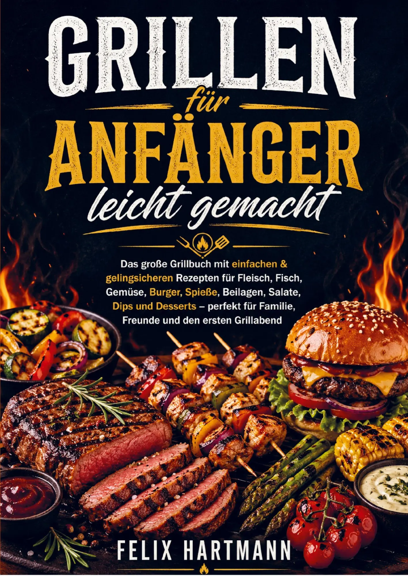 Cover: 9789403890104 | Grillen lernen leicht gemacht | Felix Hartmann | Taschenbuch | 116 S.