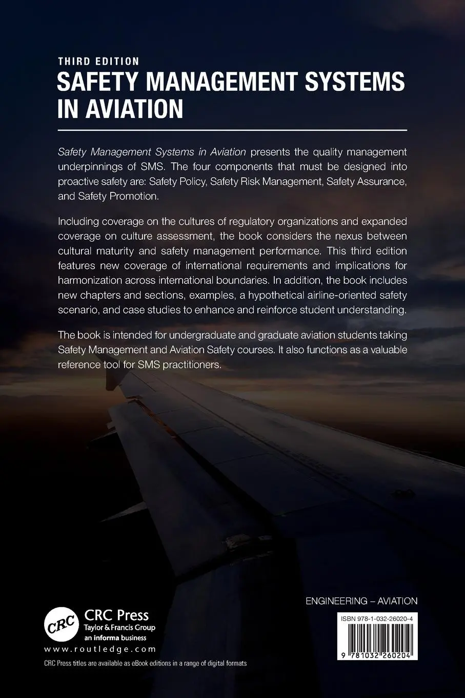 Rückseite: 9781032260204 | Safety Management Systems in Aviation | Alan J Stolzer (u. a.) | Buch