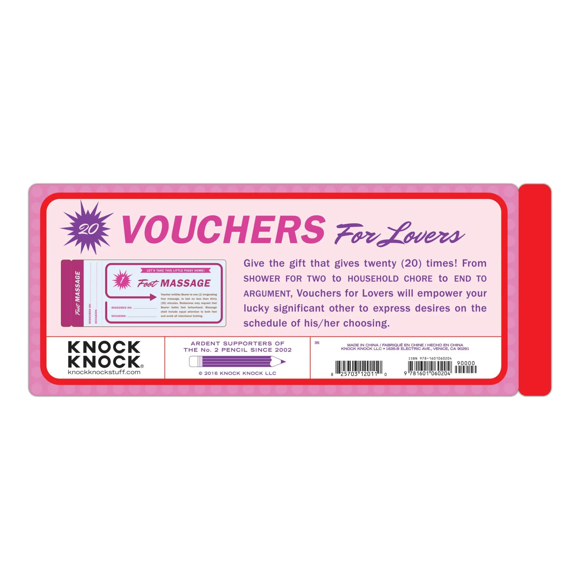 Bild: 9781601060204 | Vouchers for Lovers | Knock Knock | Kartoniert / Broschiert | Englisch
