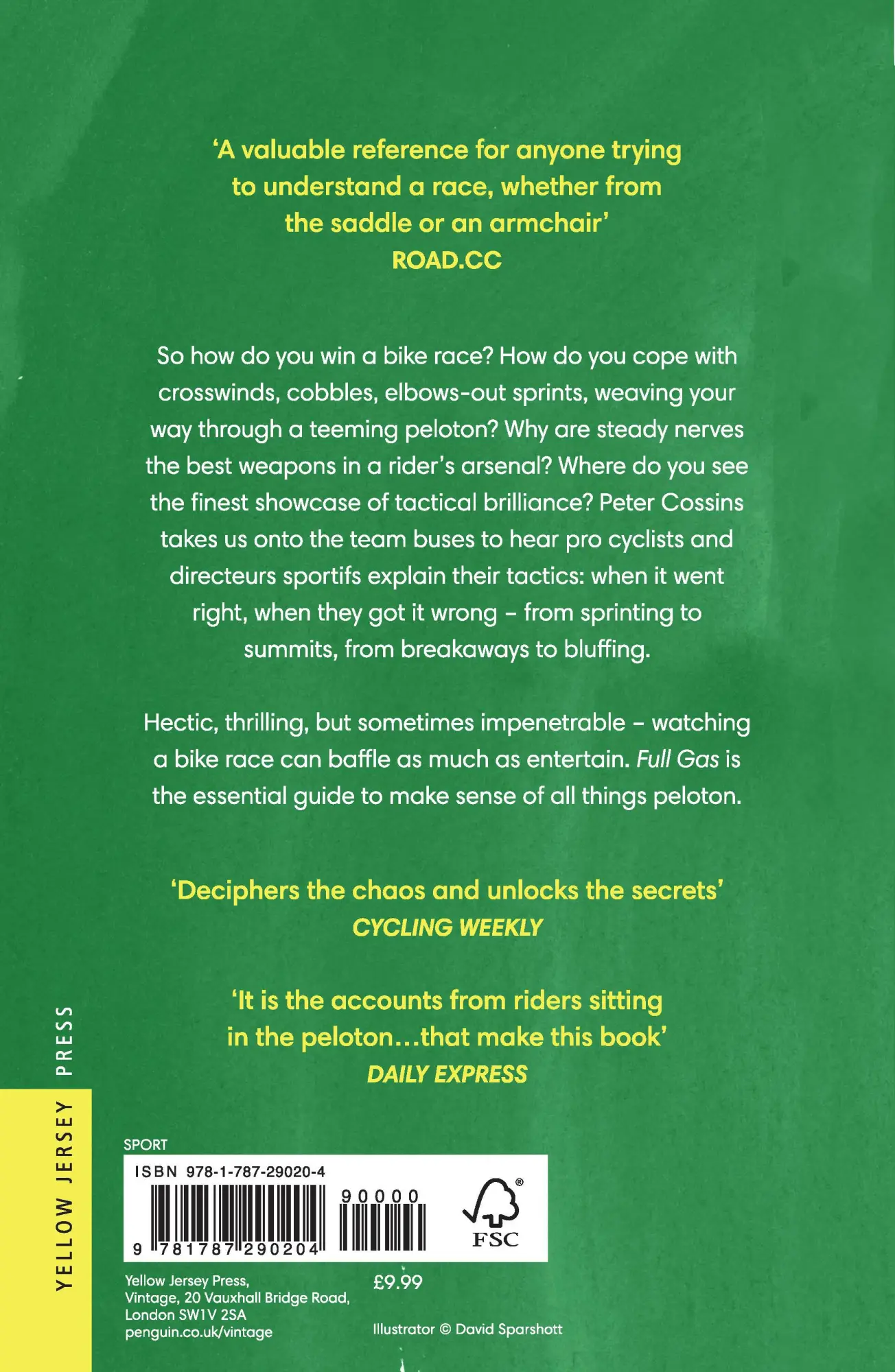Rückseite: 9781787290204 | Full Gas | How to Win a Bike Race - Tactics from Inside the Peloton