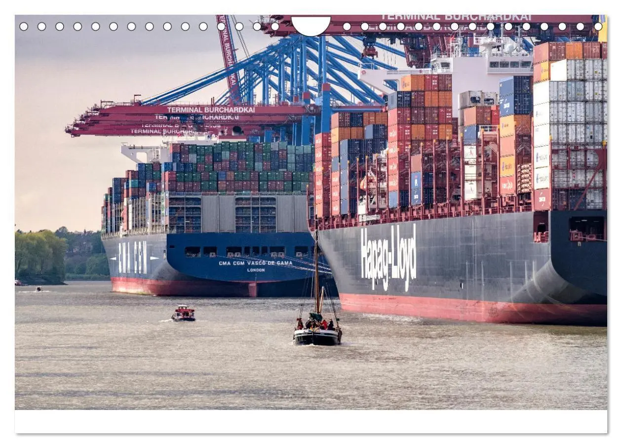 Bild: 9783383760204 | Schiffe gucken im Hamburger Hafen (Wandkalender 2025 DIN A4 quer),...