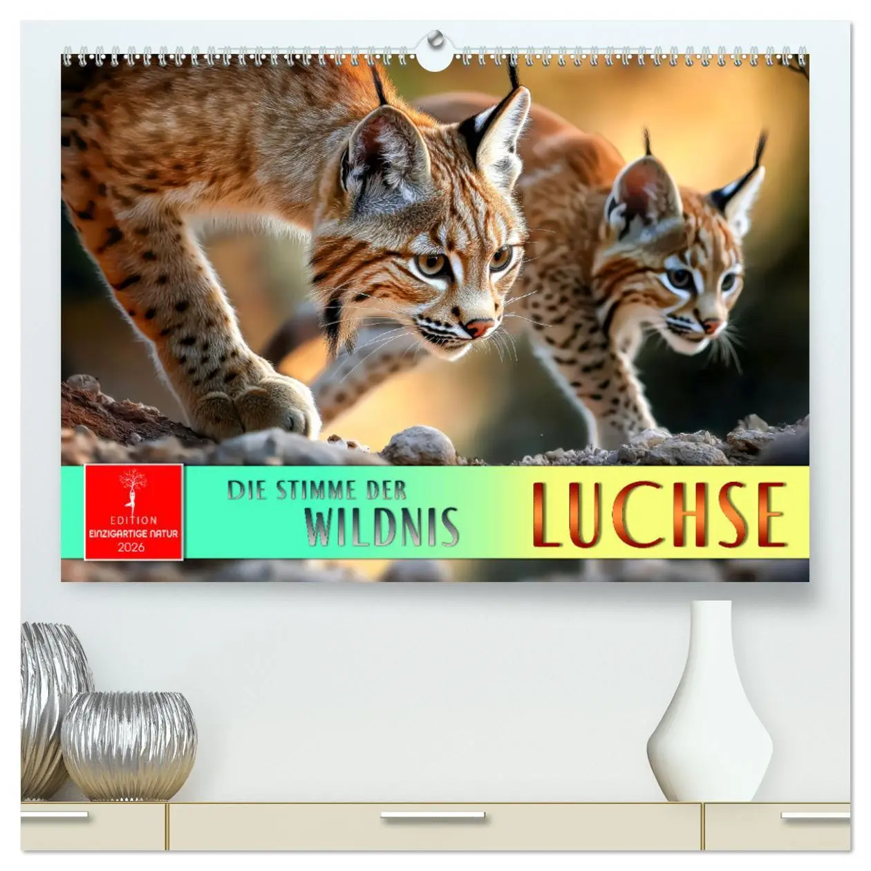 Cover: 9783457250204 | Luchse - die Stimme der Wildnis (hochwertiger Premium Wandkalender...