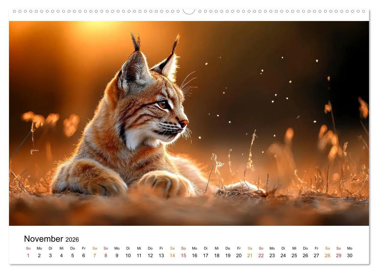 Bild: 9783457250204 | Luchse - die Stimme der Wildnis (hochwertiger Premium Wandkalender...