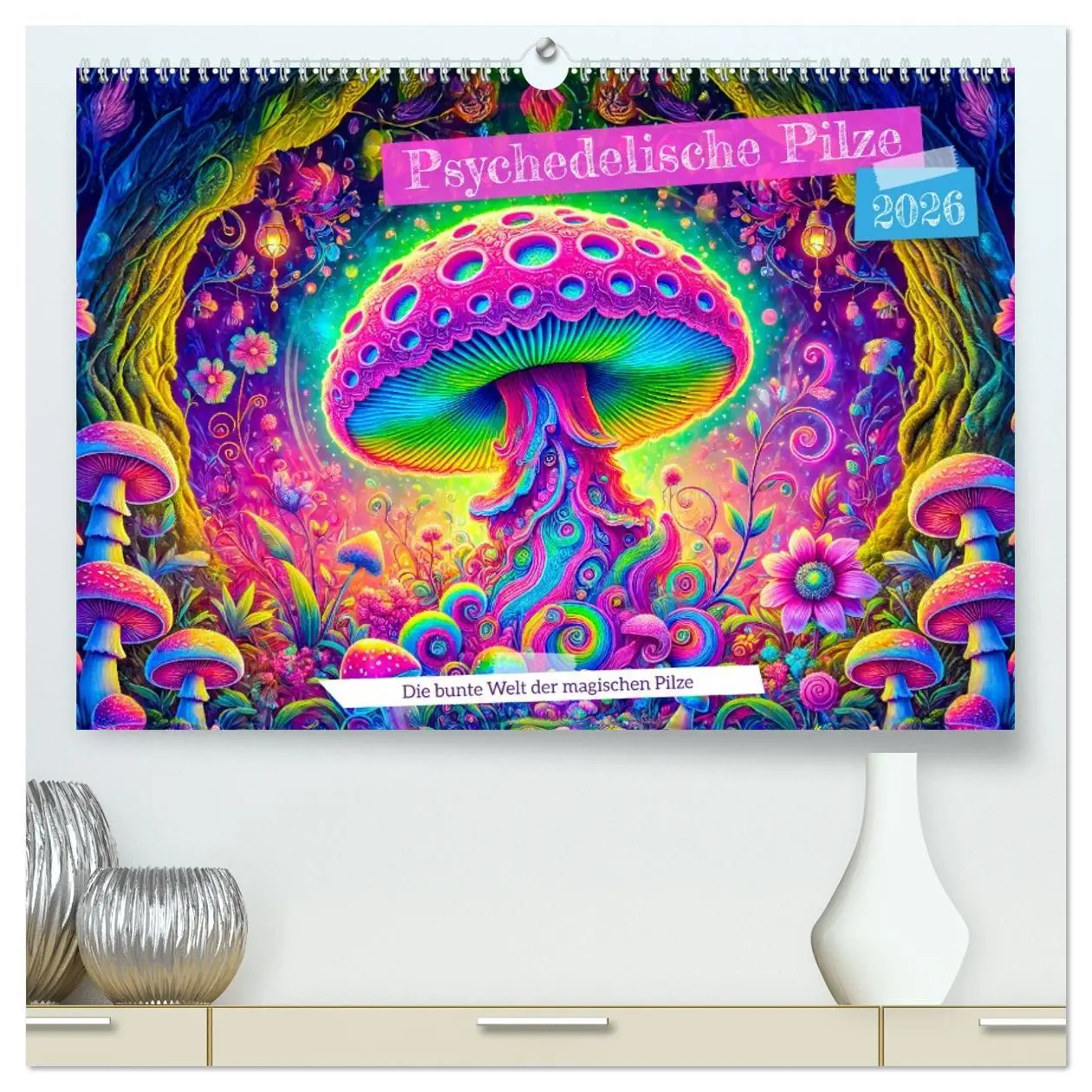 Cover: 9783457320204 | Psychedelische Pilze - Die bunte Welt der magischen Pilze...