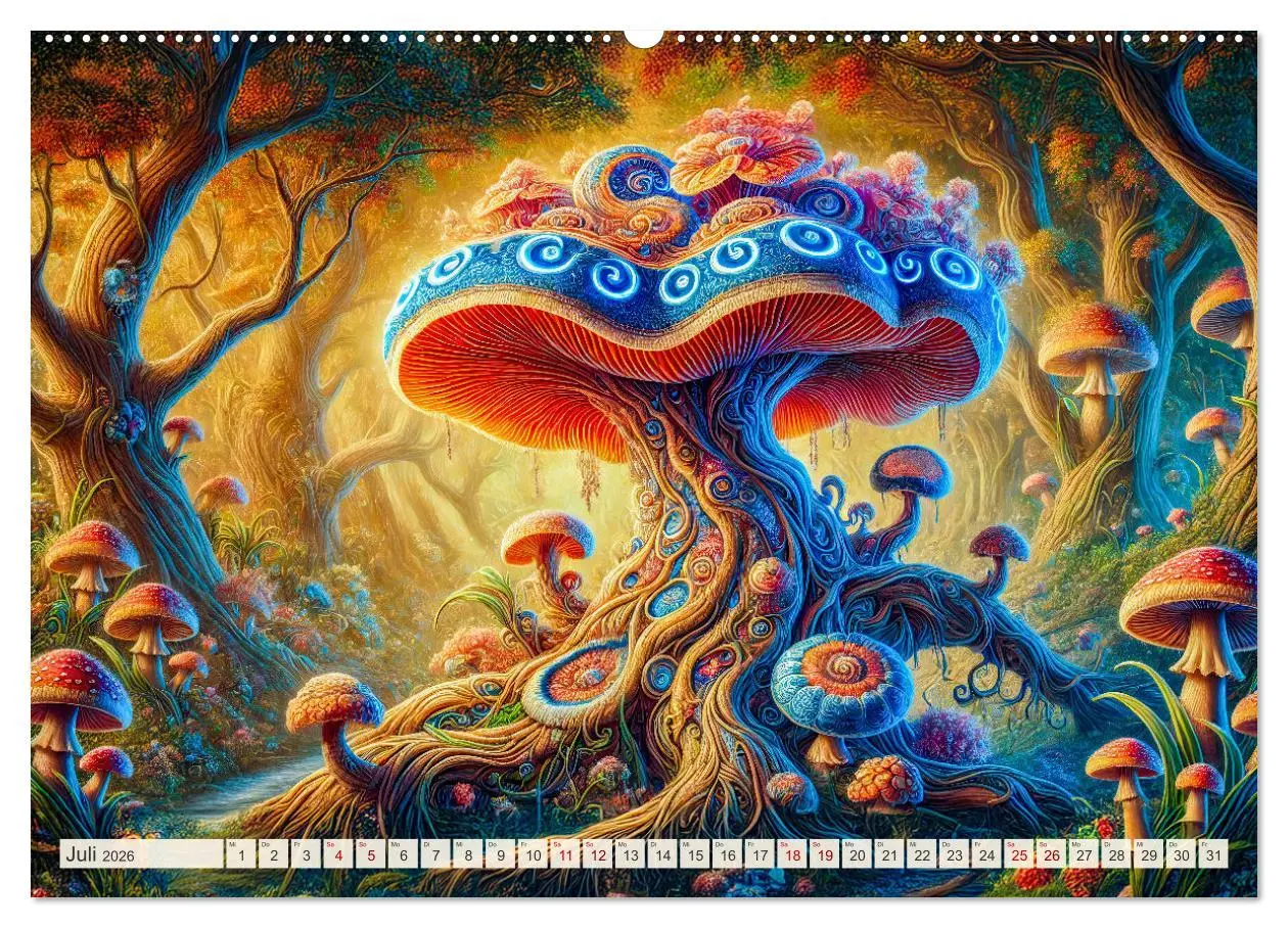 Bild: 9783457320204 | Psychedelische Pilze - Die bunte Welt der magischen Pilze...