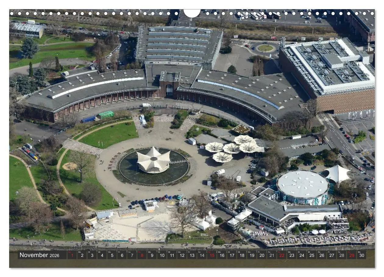 Bild: 9783516100204 | Köln - Die Rheinmetropole aus der Luft (Wandkalender 2026 DIN A3...
