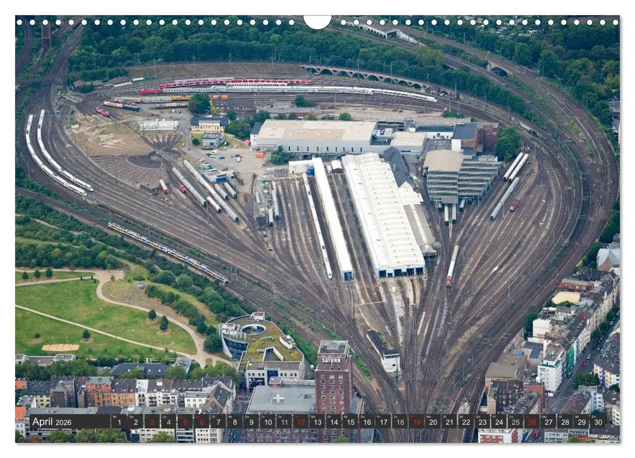 Bild: 9783516100204 | Köln - Die Rheinmetropole aus der Luft (Wandkalender 2026 DIN A3...