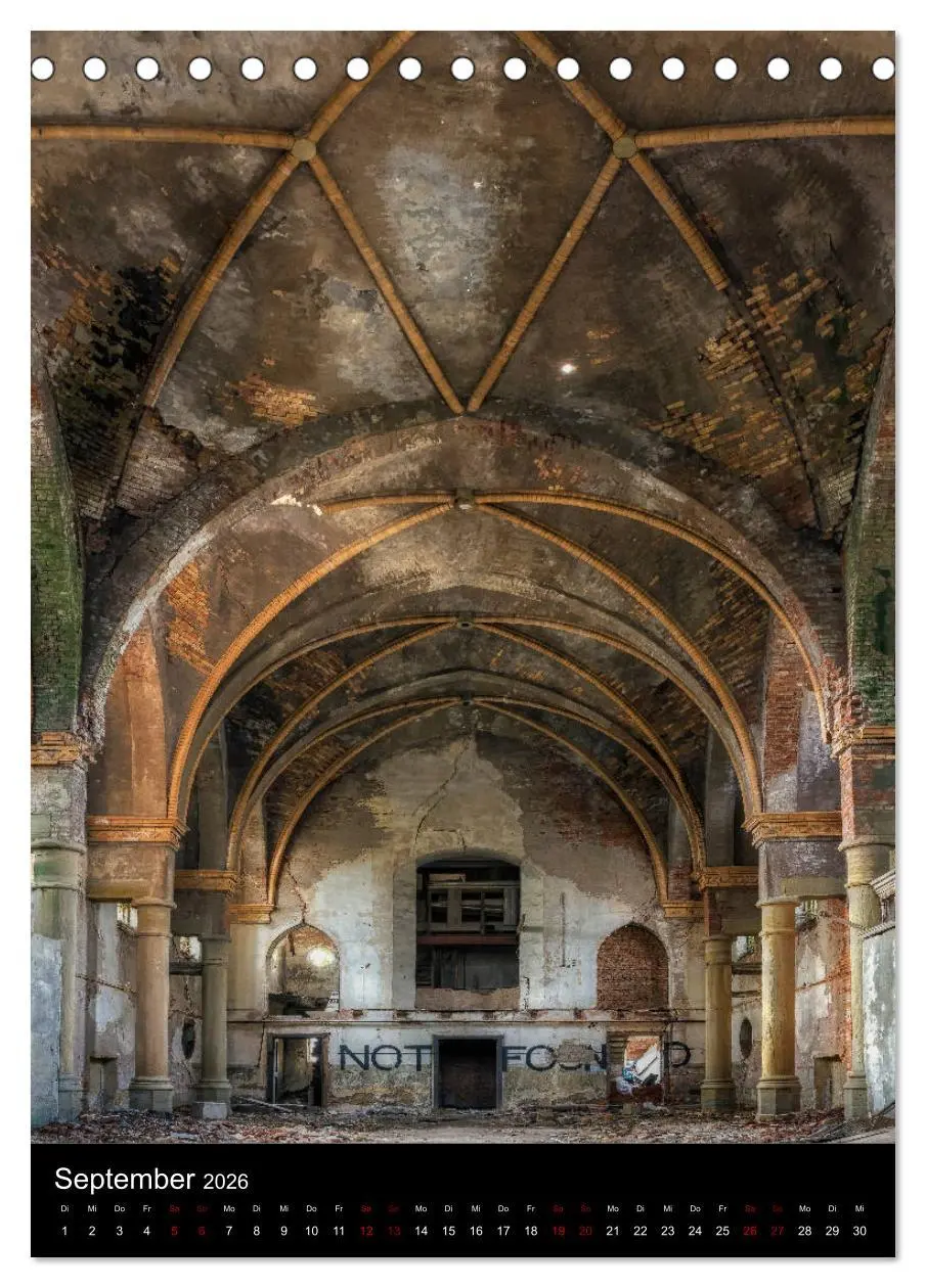 Bild: 9783516410204 | Lost Places - Verlassene Kirchen (Tischkalender 2026 DIN A5 hoch),...