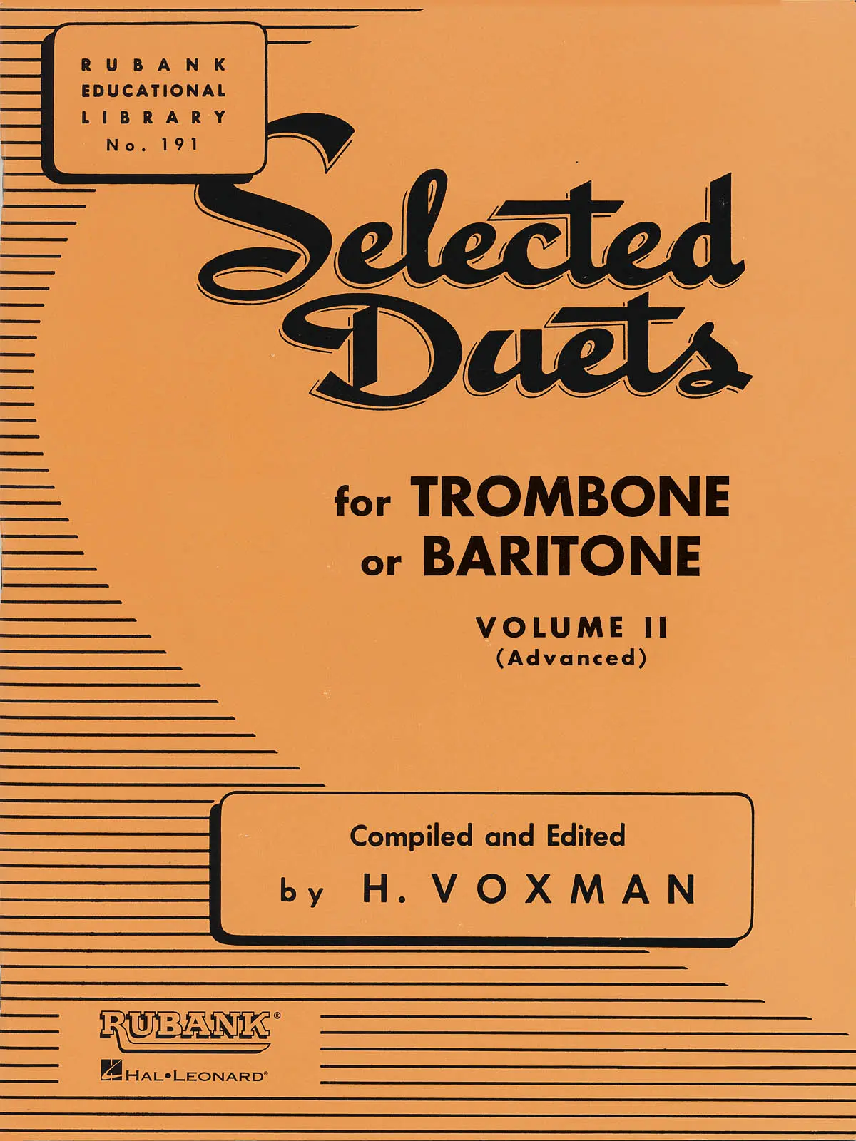 Cover: 73999710304 | Selected Duets for Trombone or Baritone, Volume II (Advanced) | Voxman