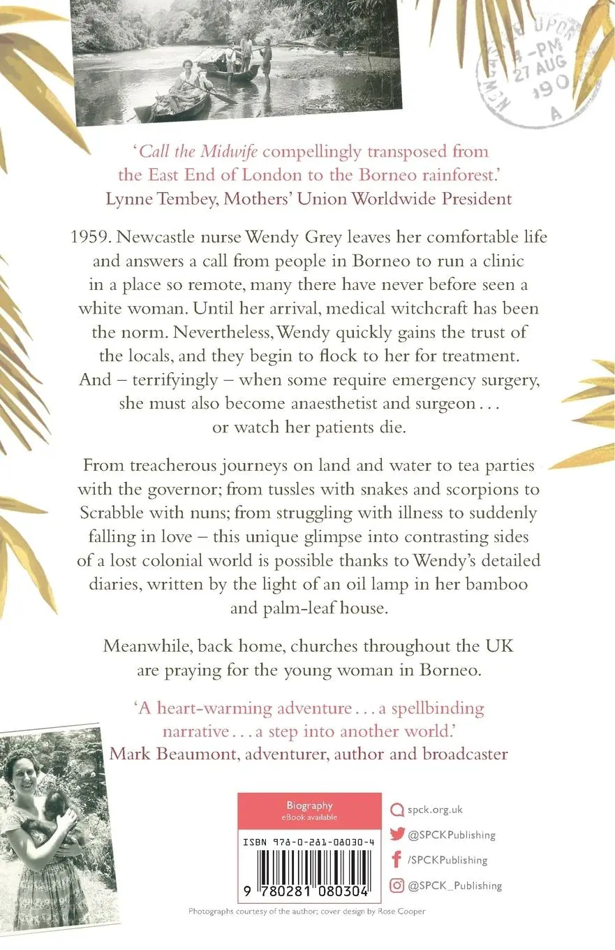 Rückseite: 9780281080304 | Midwife of Borneo | The True Story of a Geordie Pioneer | Rogerson