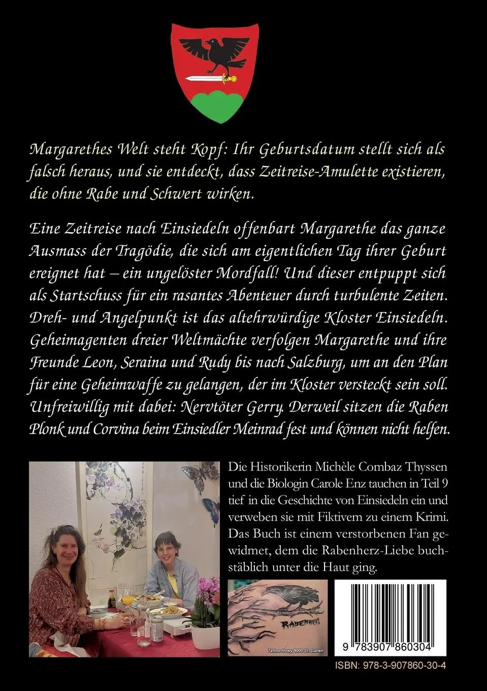 Rückseite: 9783907860304 | Rabenherz und der mysteriöse Mord von Einsiedeln | Carole Enz (u. a.)