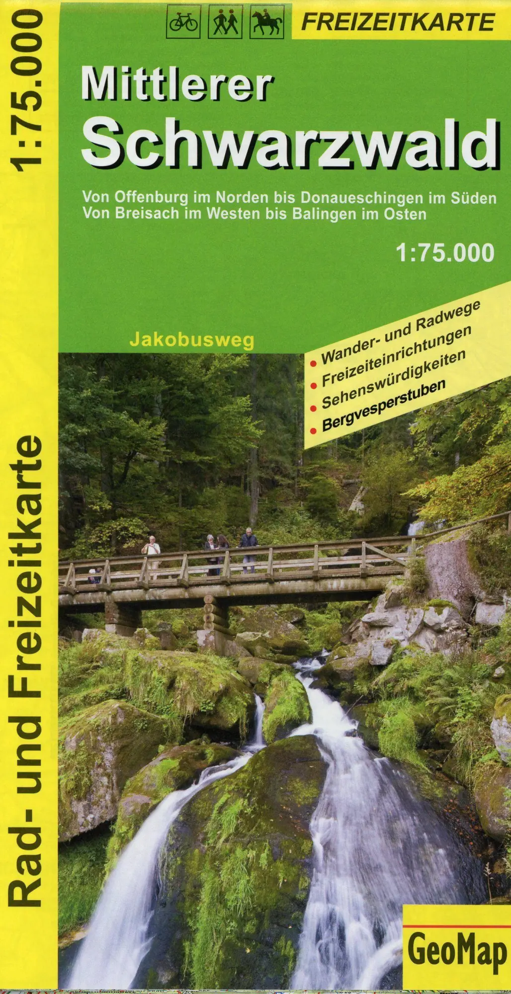 Cover: 9783959650304 | Naturpark Schwarzwald Mitte - Rad- und Freizeitkarte 1 : 75 000 | 2021