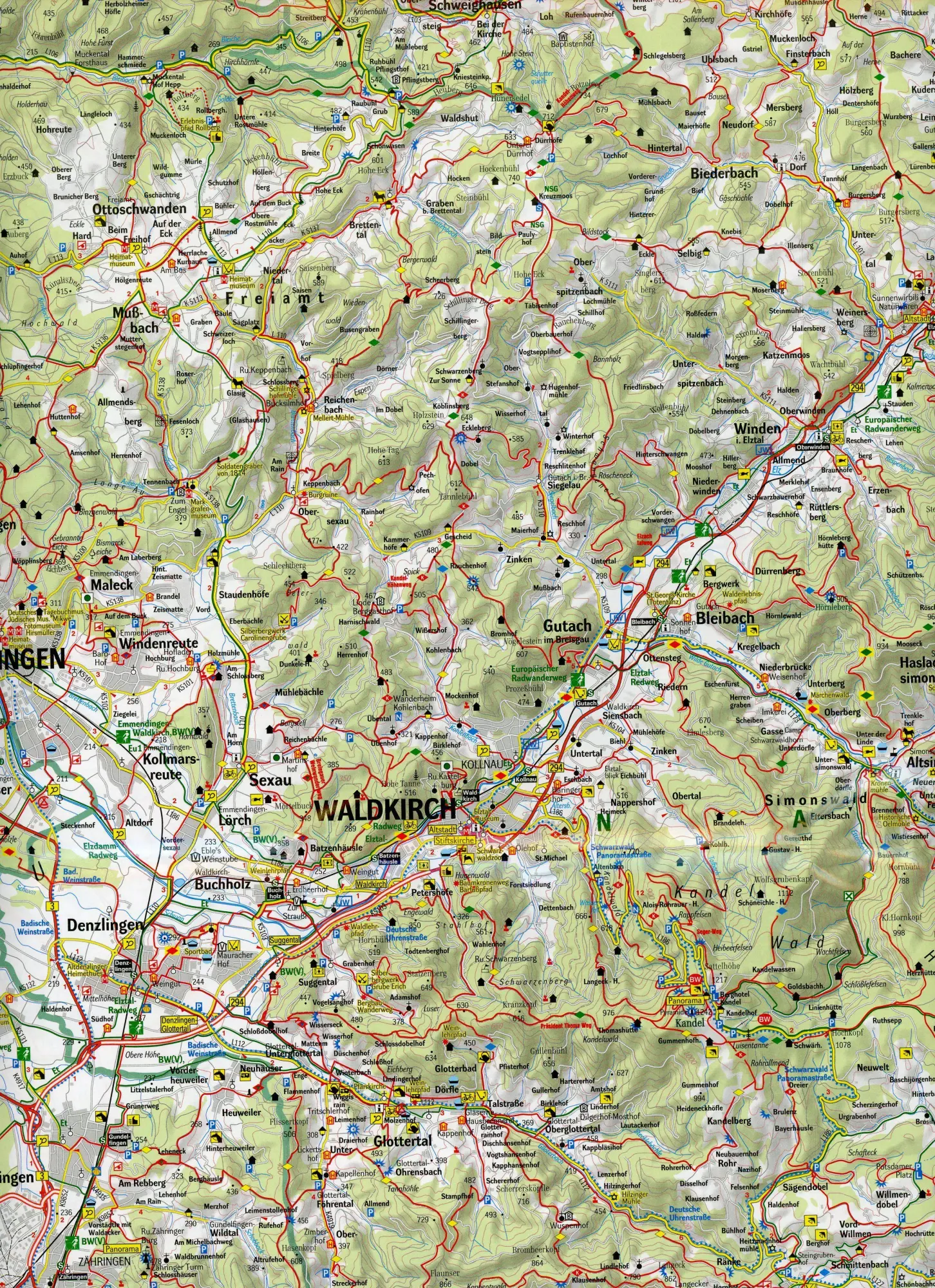 Bild: 9783959650304 | Naturpark Schwarzwald Mitte - Rad- und Freizeitkarte 1 : 75 000 | 2021