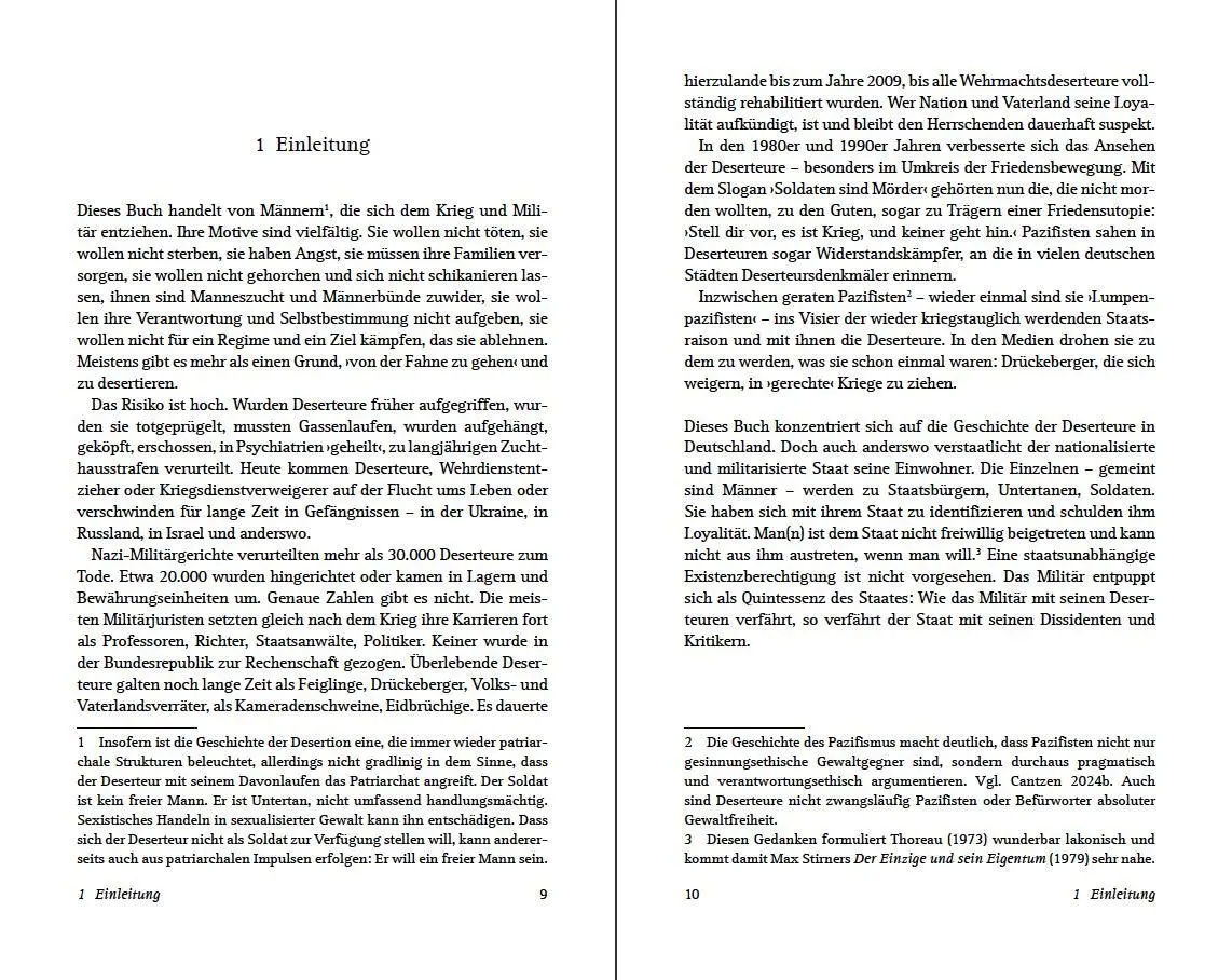 Bild: 9783987370304 | Deserteure | Die Geschichte von Gewissen, Widerstand und Flucht | Buch