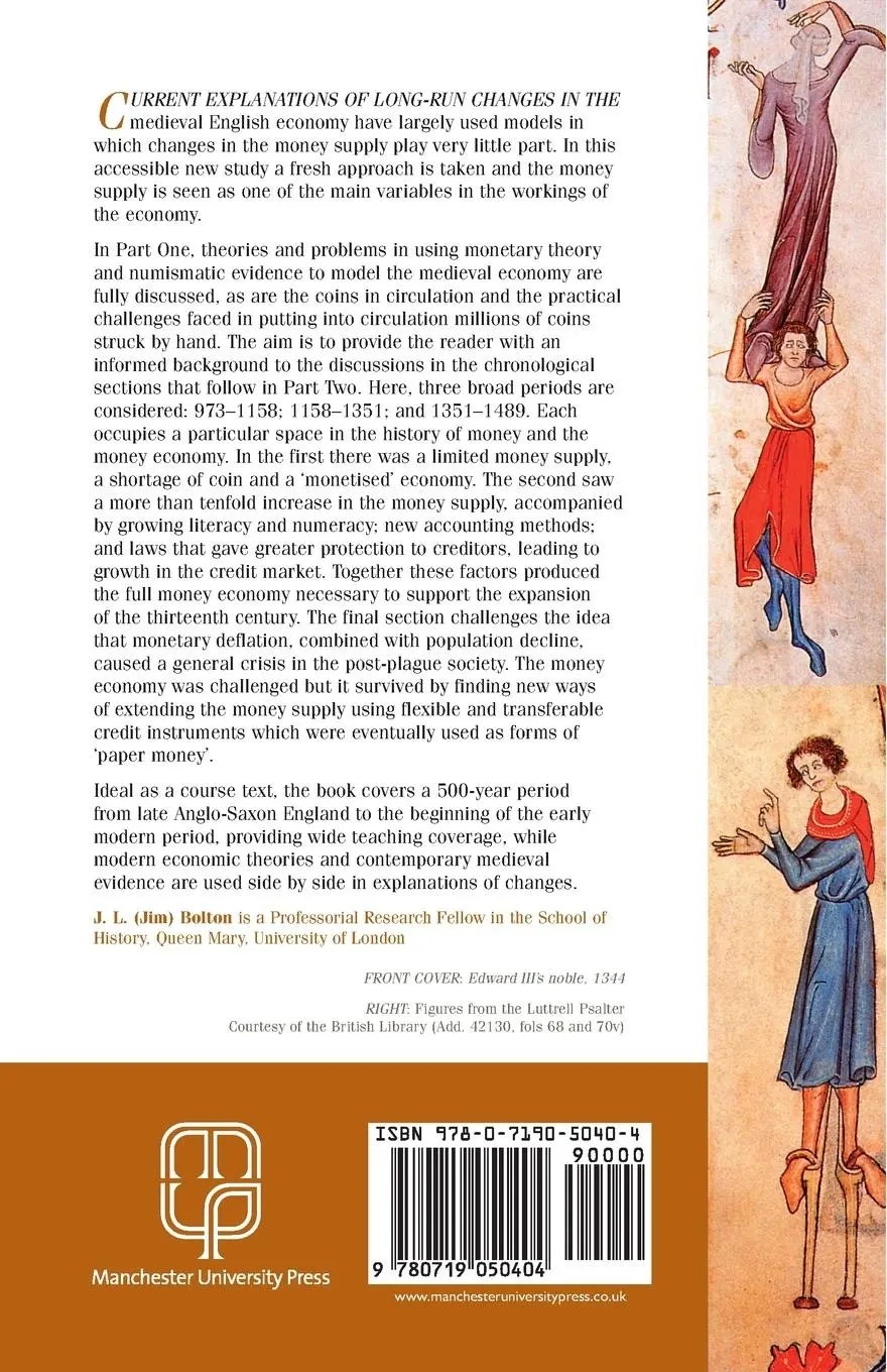 Rückseite: 9780719050404 | Money in the medieval English economy 973-1489 | J. L. Bolton | Buch