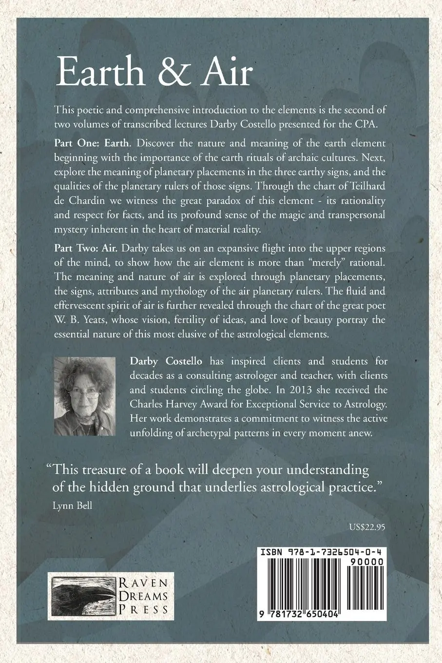 Rückseite: 9781732650404 | Earth and Air | The Astrological Elements Book 2 | Darby Costello