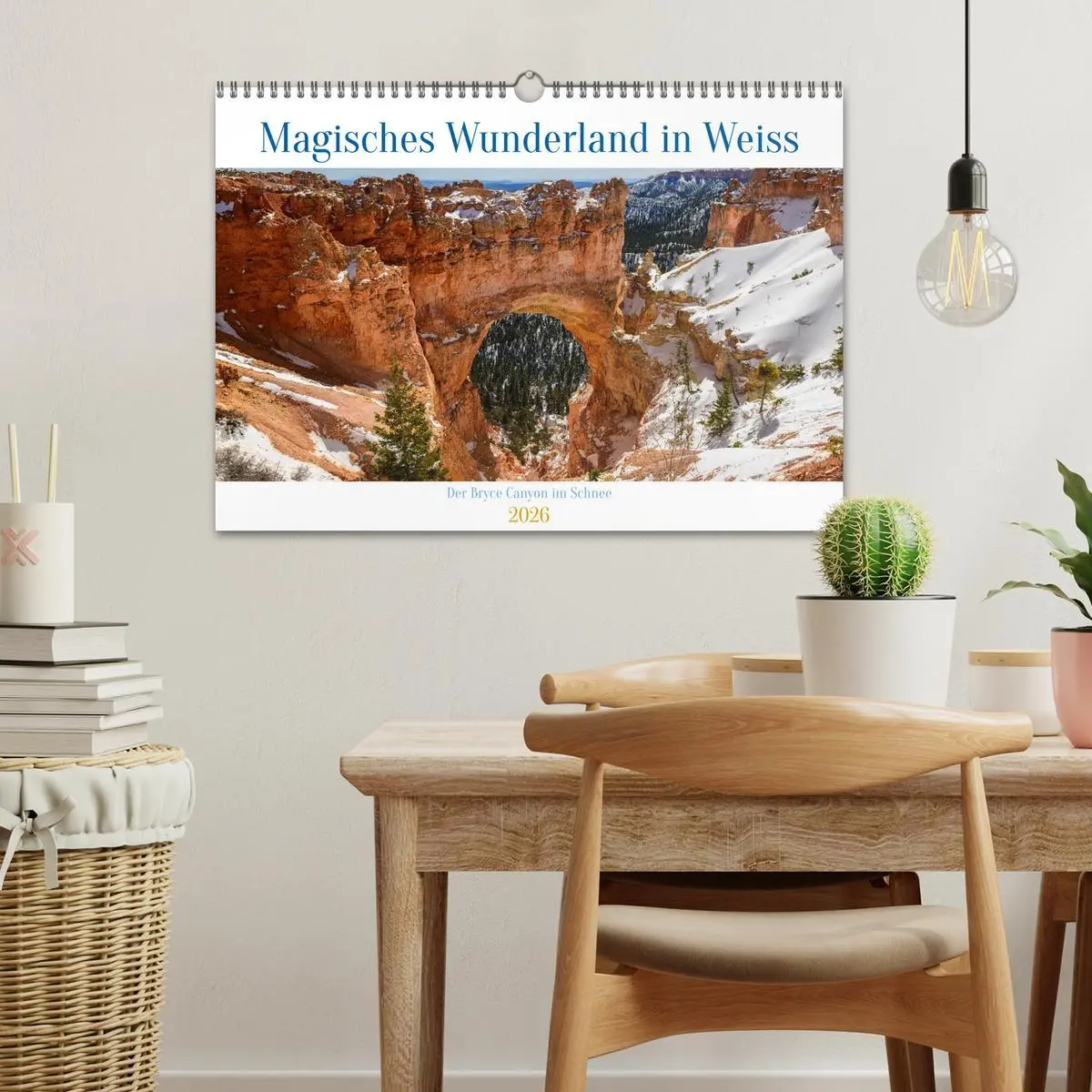 Bild: 9783457300404 | Magisches Wunderland in Weiss (Wandkalender 2026 DIN A3 quer),...