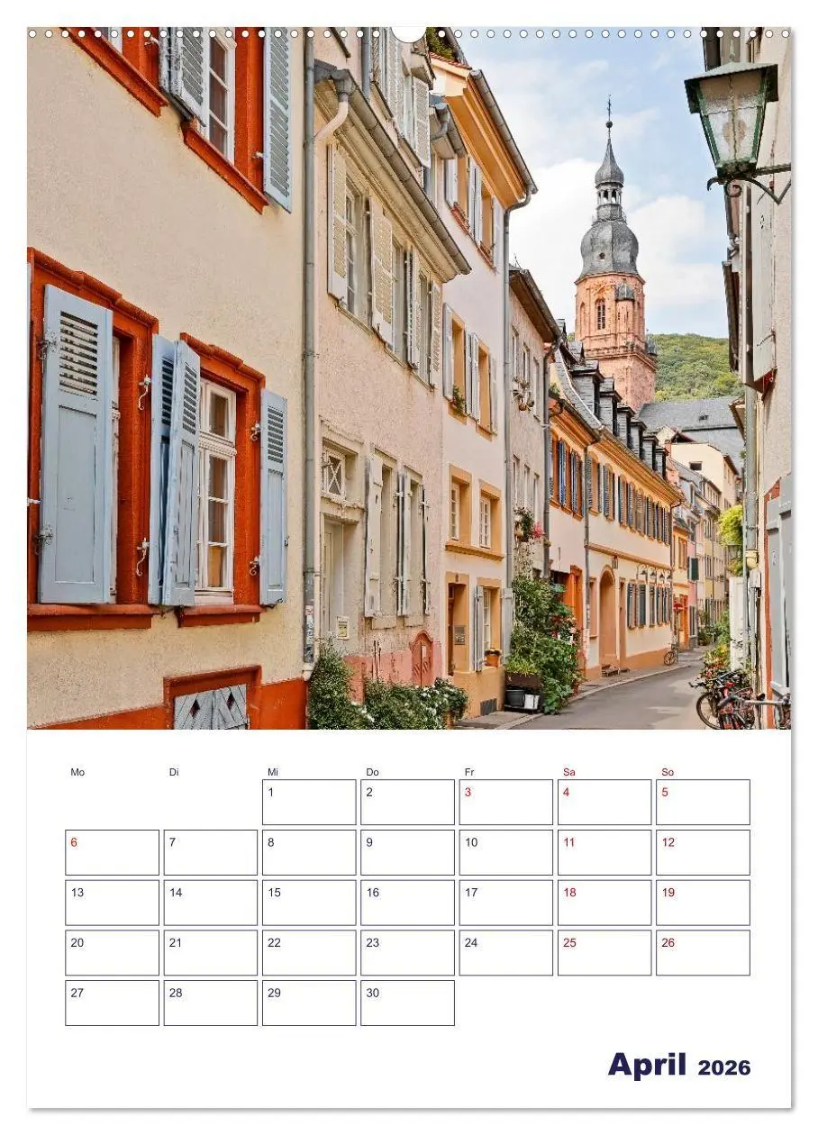 Bild: 9783516700404 | Heidelberg - Historische Altstadt (Wandkalender 2026 DIN A2 hoch),...