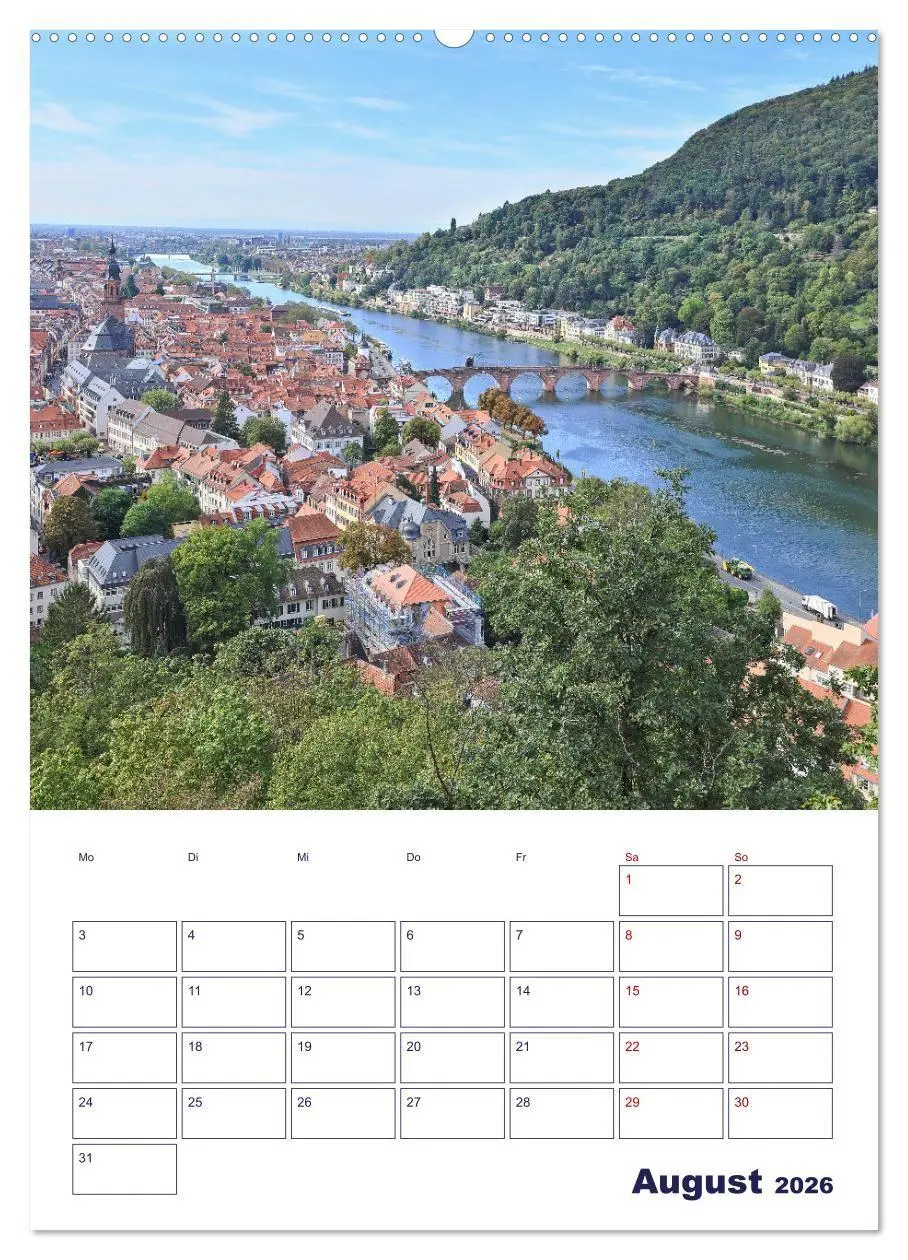 Bild: 9783516700404 | Heidelberg - Historische Altstadt (Wandkalender 2026 DIN A2 hoch),...