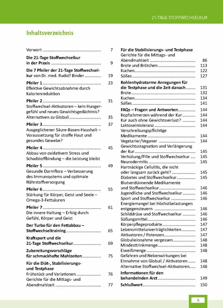 Bild: 9783981700404 | Die 21-Tage Stoffwechselkur - das Original- (German Edition) | Buch