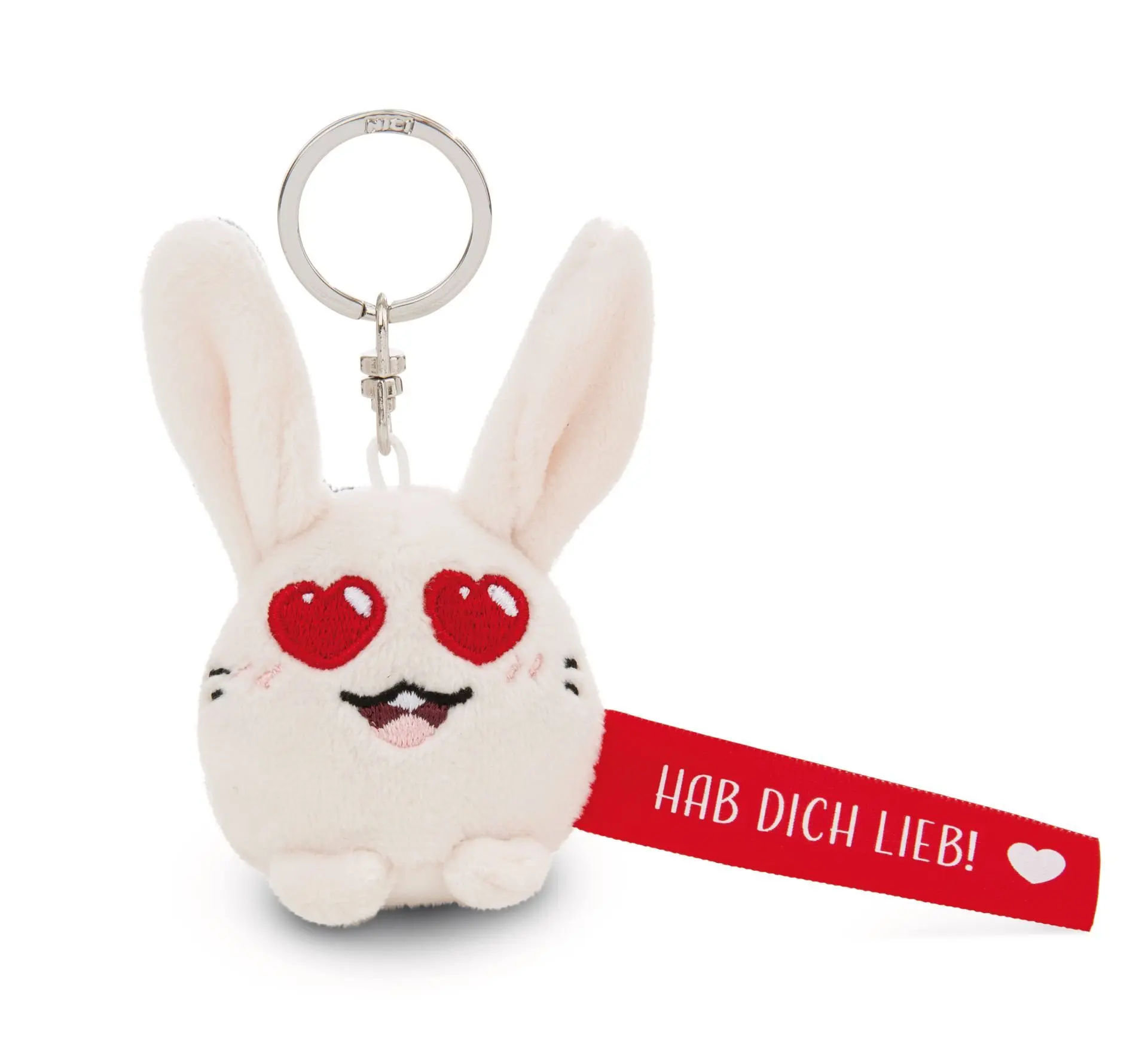 Cover: 4012390620504 | Nici 62050 Schlüsselanhänger Hase Hab dich lieb! rot 5cm an | 62050