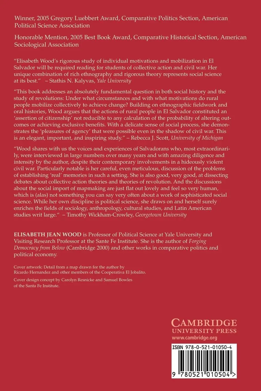 Rückseite: 9780521010504 | Insurgent Collective Action and Civil War in El Salvador | Taschenbuch