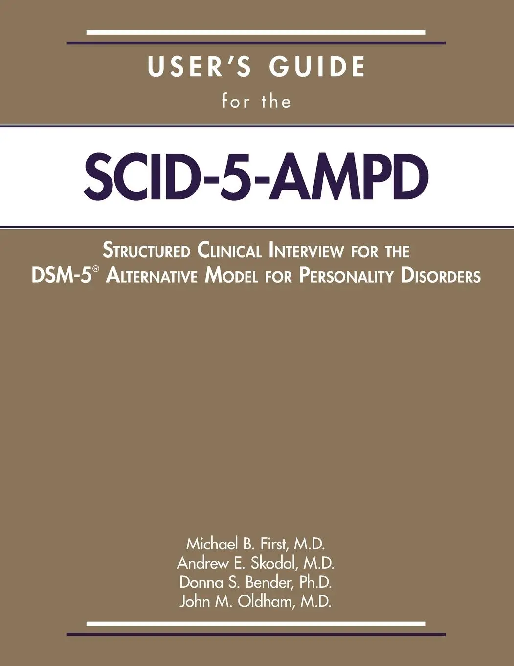 Cover: 9781615370504 | User's Guide for the Structured Clinical Interview for the DSM-5®...