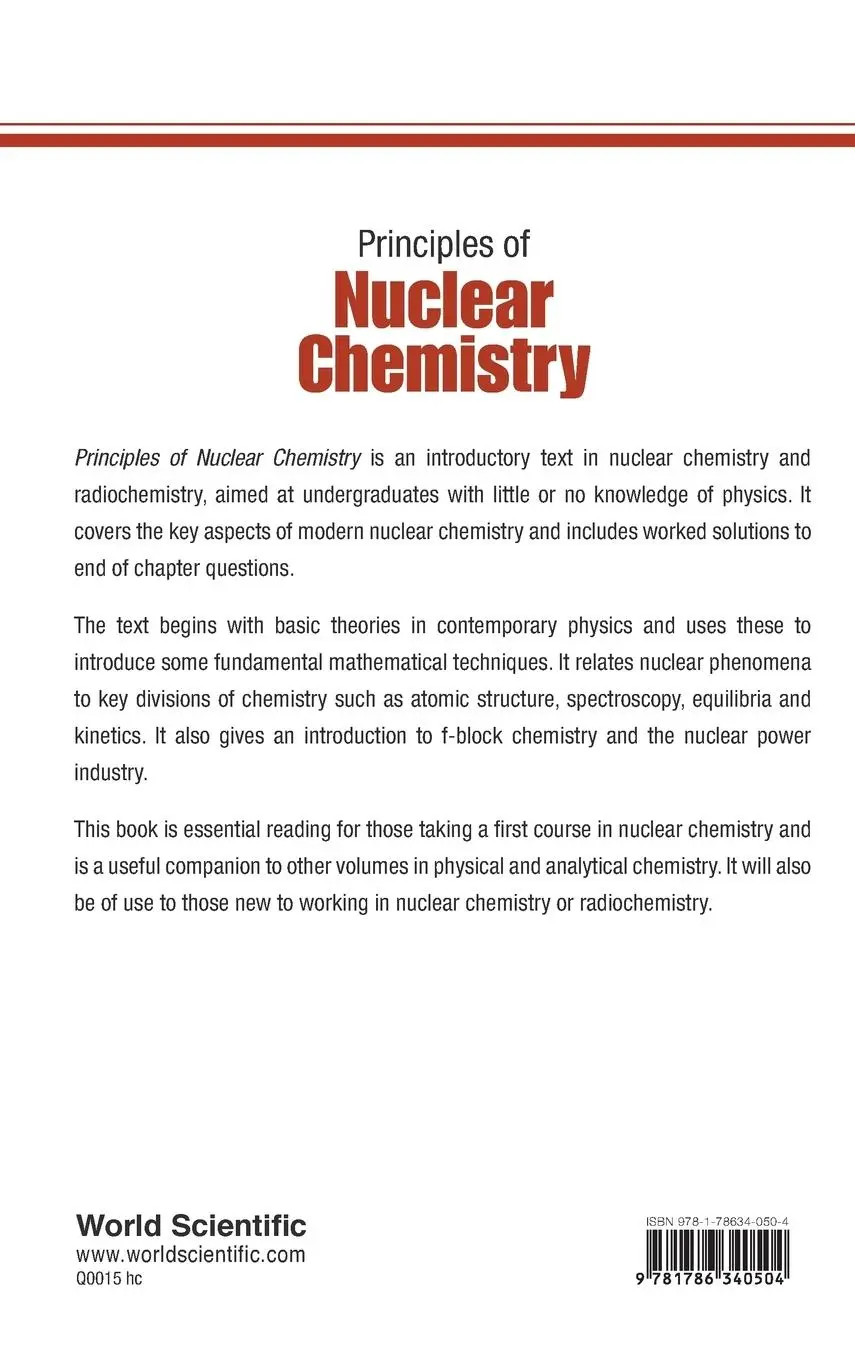 Rückseite: 9781786340504 | PRINCIPLES OF NUCLEAR CHEMISTRY | Peter A C Mcpherson | Buch | 2016