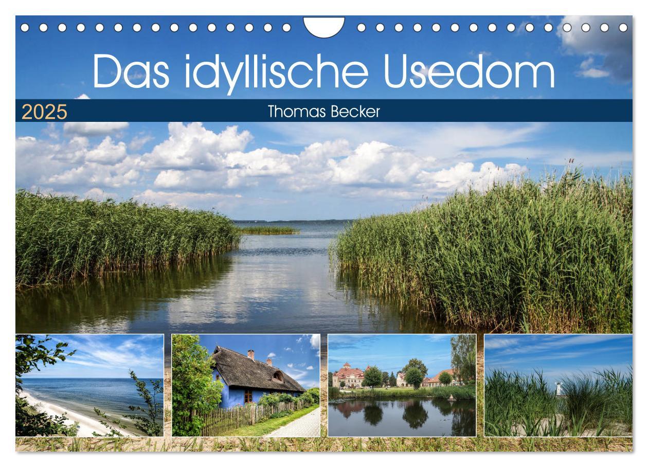 Cover: 9783435440504 | Das idyllische Usedom (Wandkalender 2025 DIN A4 quer), CALVENDO...