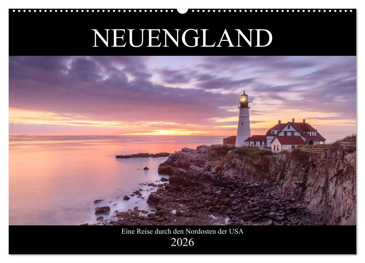 Cover: 9783457840504 | NEUENGLAND - Eine Reise durch den Nordosten der USA (Wandkalender...