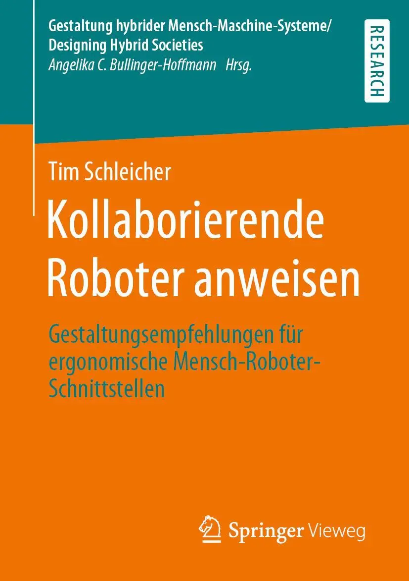 Cover: 9783658290504 | Kollaborierende Roboter anweisen | Tim Schleicher | Taschenbuch | xxx