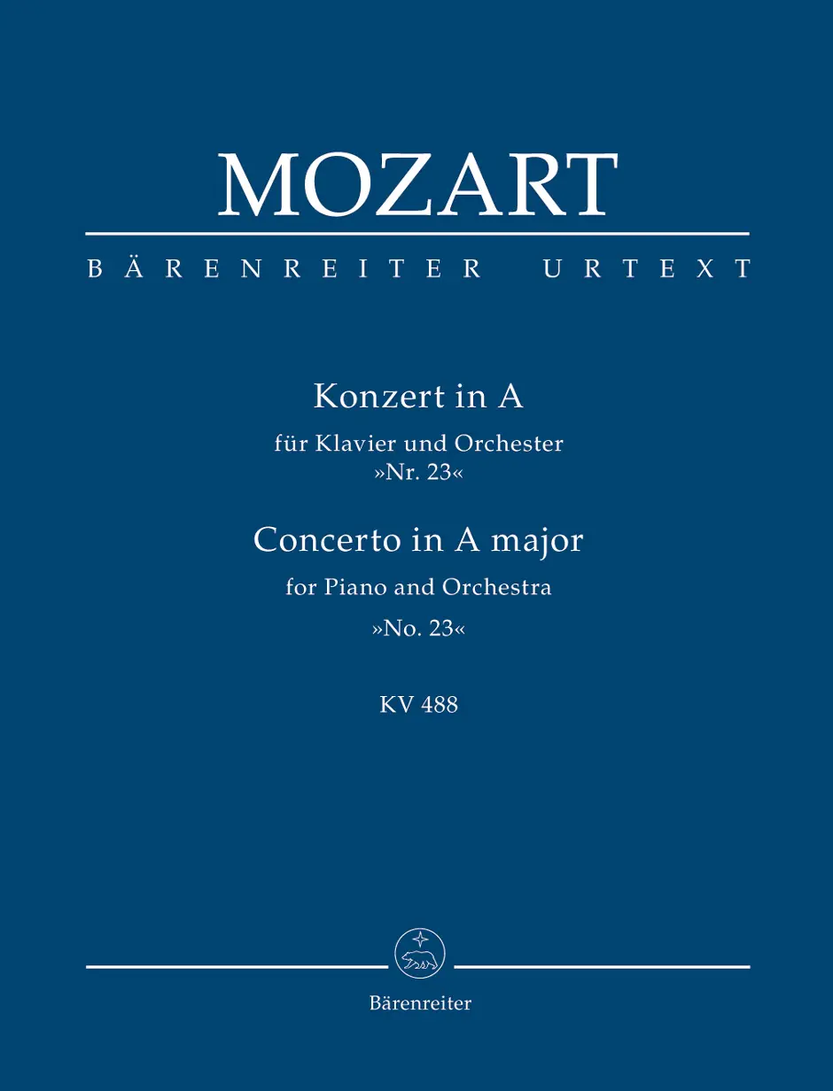 Cover: 9790006200504 | Konzert in A für Kalvier und Orchester 'Nr. 23' KV 488 | Mozart | Buch