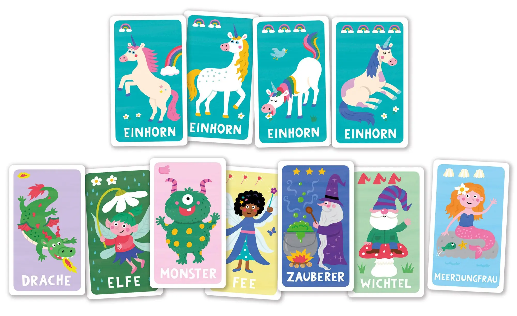 Bild: 4260671130604 | Quartett - Einfach magisch | Buntes Kartenspiel für Kinder ab 5 Jahren