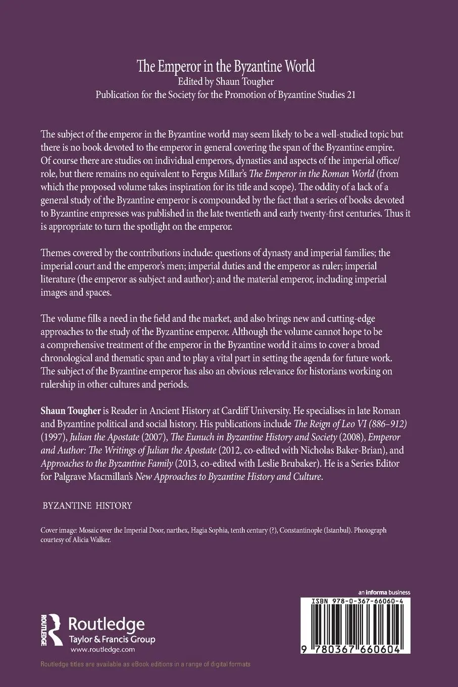 Rückseite: 9780367660604 | The Emperor in the Byzantine World | Shaun Tougher | Taschenbuch