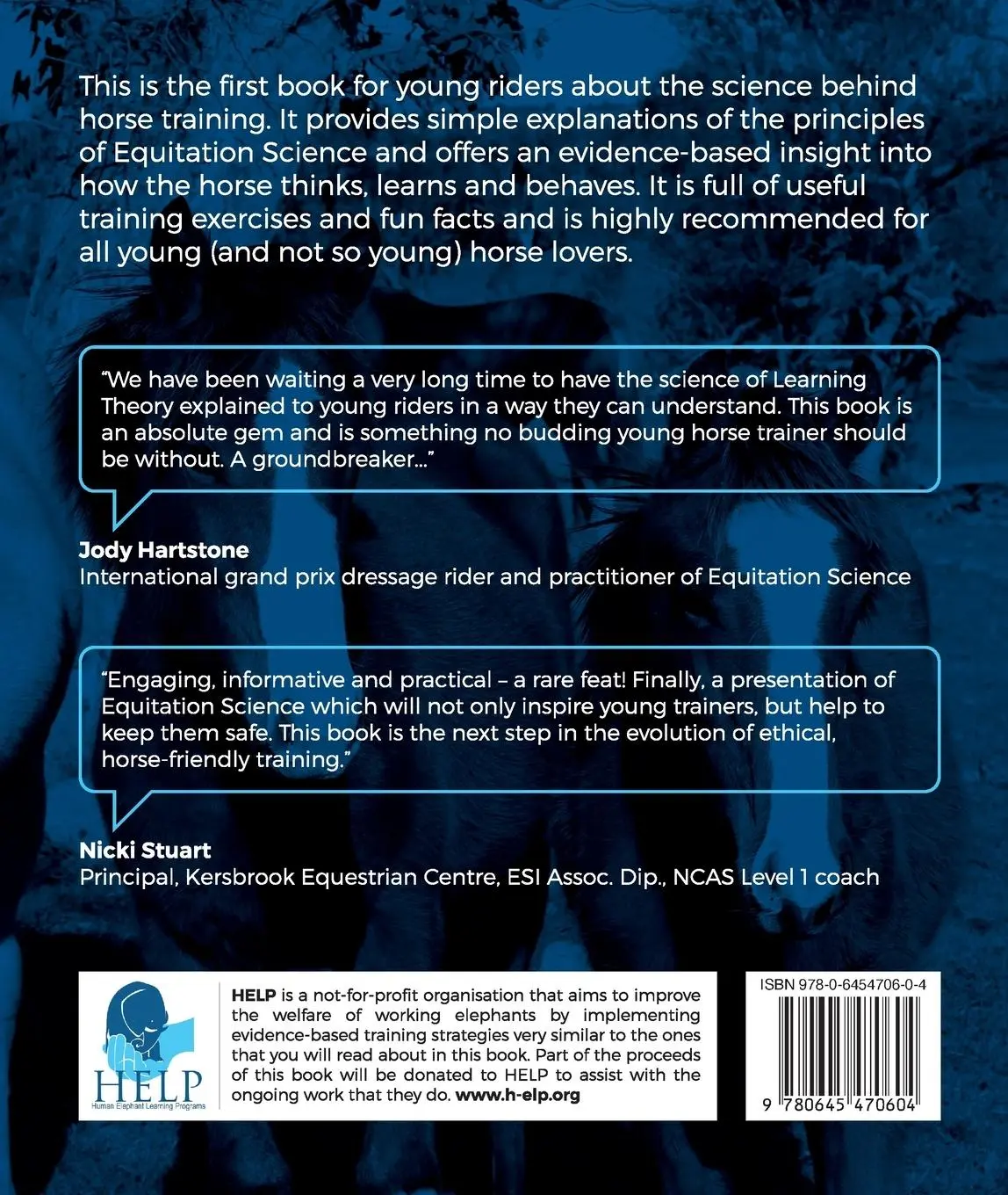 Rückseite: 9780645470604 | Horses Hate Surprise Parties | Equitation Science for Young Riders