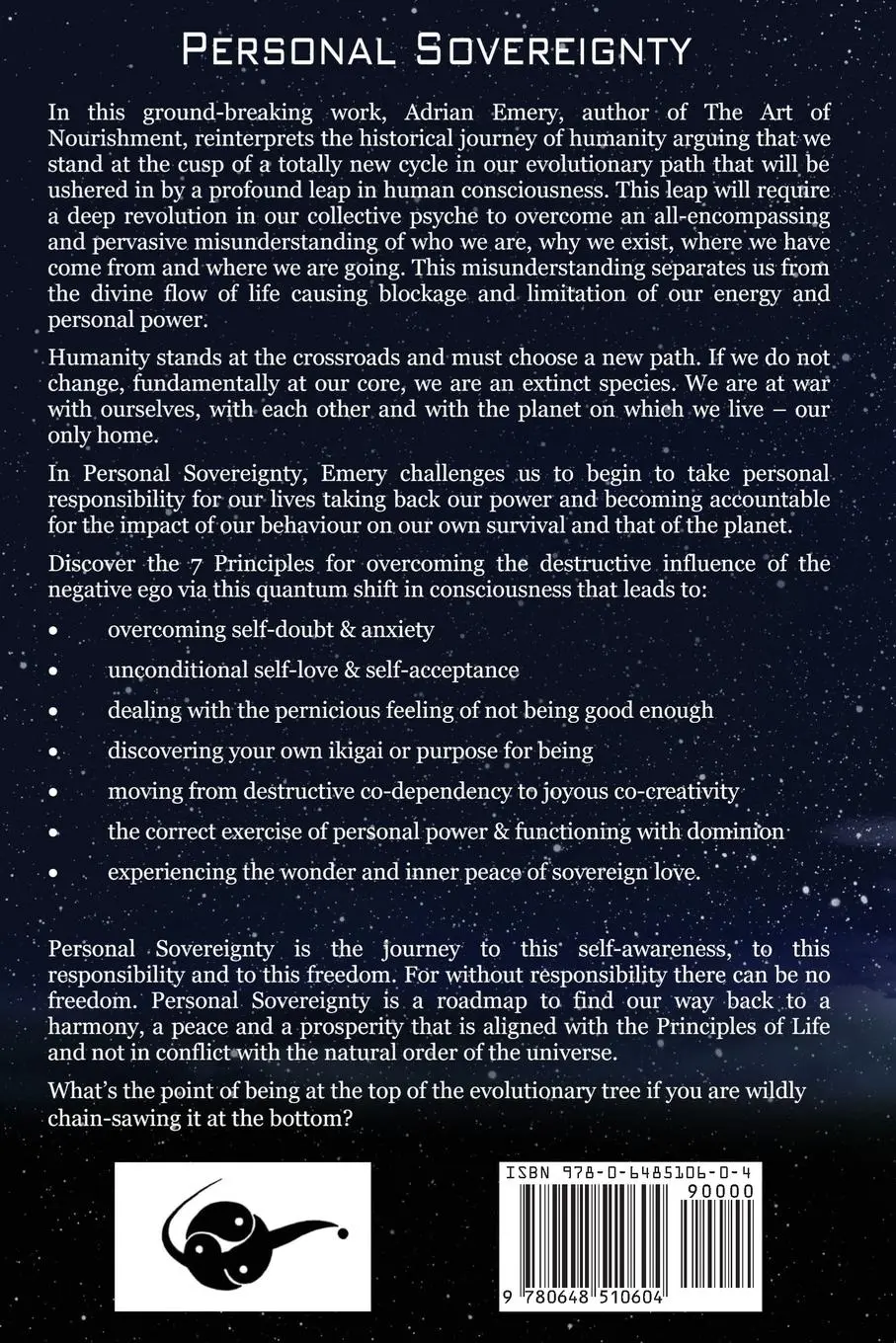 Rückseite: 9780648510604 | Personal Sovereignty | Adrian Emery | Taschenbuch | Englisch | 2019