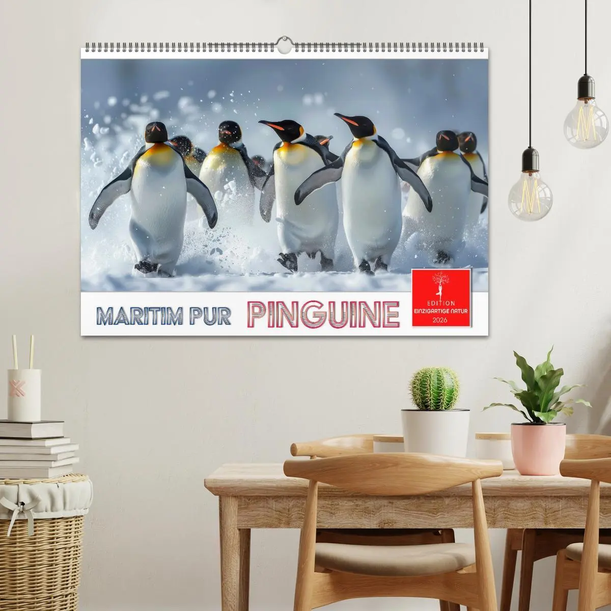 Bild: 9783457380604 | Maritim pur - Pinguine (Wandkalender 2026 DIN A2 quer), CALVENDO...